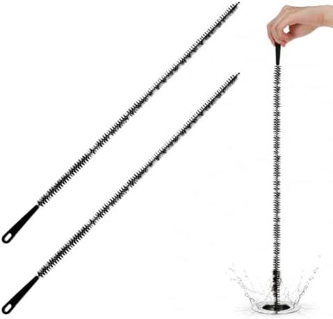 2 Pack Drain Cleaning Brush, 23.6'' drain Cleaner Brush Tool by Unknown