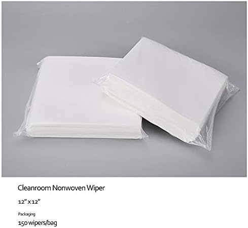 AAwipes Cleanroom Wipes Nonwoven Wipers Cellulose/Polyester Blend 12" x 12" - Image 2