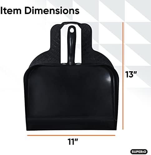 Superio Heavy Duty Plastic Step-on Dustpan - Image 2