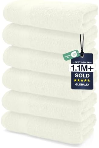 DAN RIVER 6-Pack Premium Hand Towels by DanRiver