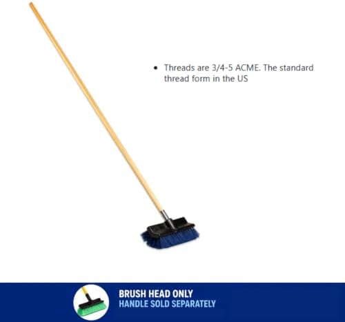 SPARTA Flo-Pac Deck Brush Floor Scrubber, Grout Brush - Image 6