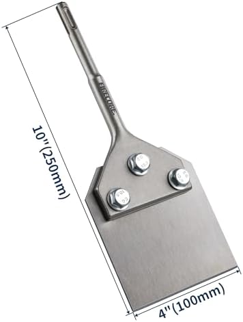 Firecore SDS Plus Floor Scraper, 4 Inch Wide Tile Thinset Removal Chisel Bit - Image 6