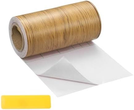 uxcell Wood Tape, 3 Inch x 16ft Self-Adhesive Wood Grain Repair Tape Patch by uxcell
