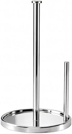 Paper Towel Holder Countertop, Standing Paper Roll Holder by STWWO