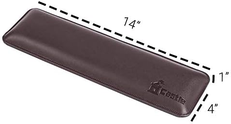 Bailey by Castle Leather Keyboard Wrist Rest - Image 2