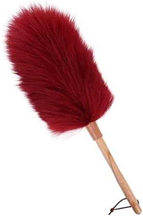 Duster for Cleaning with Solid Wooden Handle, Anti-Static Dusters，Washable by Unknown