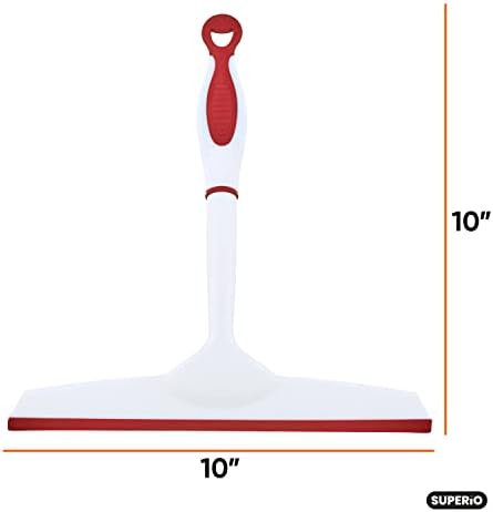 Superior "10 Window Squeegee Red Grip Handle - Image 2