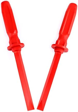 QWORK Chisel Scraper, 2 Pack Wheel Weight Remover, Non-Marring Plastic Scraper - Image 2