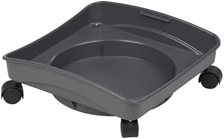 Mighty Tuff Rolling Dolly, Made in USA, Heavy Duty Plastic Utility Cart by MightyTuff