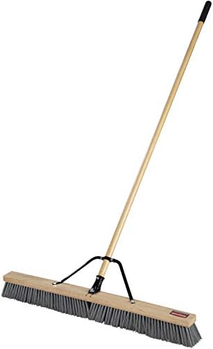 Rubbermaid Commercial Poly Bristle Medium Push Broom - Image 2