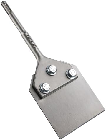 Firecore SDS Plus Floor Scraper, 4 Inch Wide Tile Thinset Removal Chisel Bit by Firecore