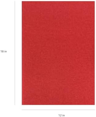 Americo Red Buffer Floor Pad, for Light Cleaning and Buffing, 5 Pads/Case - Image 2