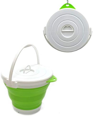 SAMMART 10L Collapsible Fishing Bucket by SAMMART