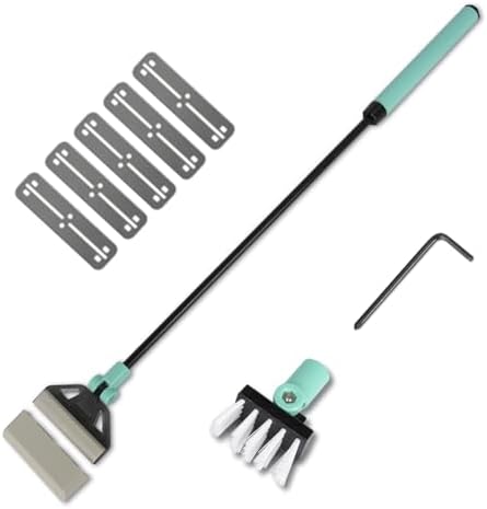 UPETTOOLS Aquarium Algae Scraper, Stainless Steel Glass Cleaner by UPETTOOLS