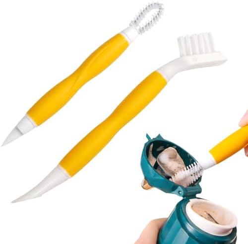 Grout Cleaning Brush Set 2 Pack Crevice Detail Cleaner Brush Multi-Purpose Scrub by Jipaziy