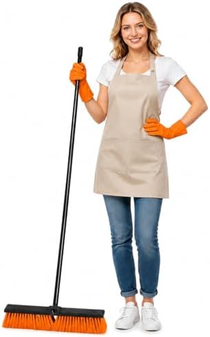 24" Outdoor Push Broom with 65" Extendable Pole - Image 6