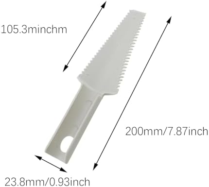 6PCS Flat Mop Cleaning Scraper 200mm Heavy Duty Deburring Tools Plastic Cleaner - Image 3