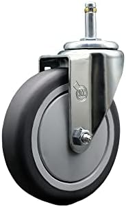 Rubbermaid Mobile Shelf Truck 5 Inch Replacement Swivel Caster by ServiceCasterCorporation