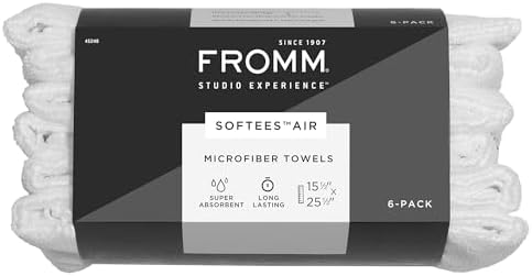 Fromm Softees Air Microfiber Lightweight Salon Hair Towels by Fromm
