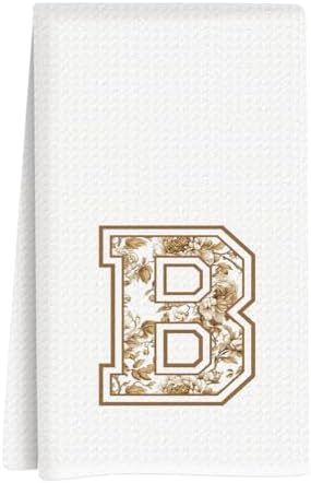 Chinoiserie Initial Kitchen Towels, Personalized Kitchen Towels, Personalized by Unknown