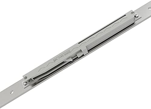 JUBEST 6FT Brushed Nickel Sliding Barn Door Hardware Track Kit - Image 4