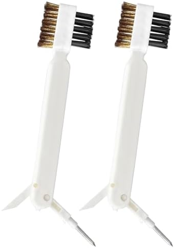 2 Pcs Deep Gas Stove Wire Brushes 4-in-1 Metal Kitchen Cleaning Wire Brush by Sankoly