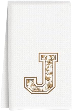 Chinoiserie Initial Kitchen Towels, Personalized Kitchen Towels, Personalized by Unknown