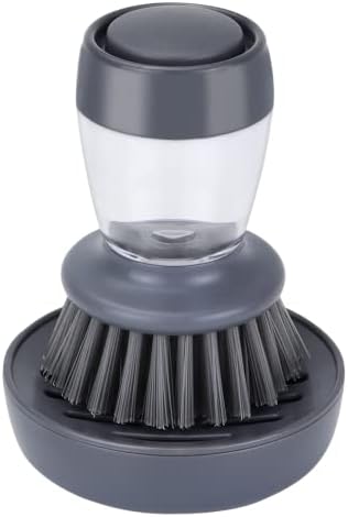 DAPOWER Dish Brush with Soap Dispenser, Kitchen Scrub Brush by DAPOWER