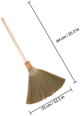 0.25kg Natural Corn Whisk Broom - Image 2