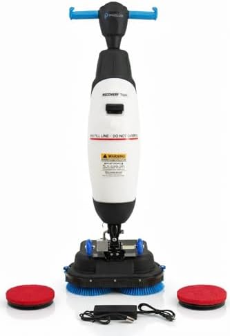 Prolux PLCC430BN Cordless Commercial Micro Dual Brush Floor Cleaner, Scrubber by Prolux