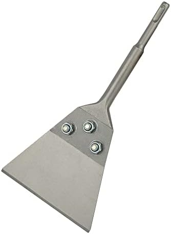 5 Inch SDS Plus Floor Scraper Tool Kit, Removes Thinset & Adhesives, Works by Sabre+Tools