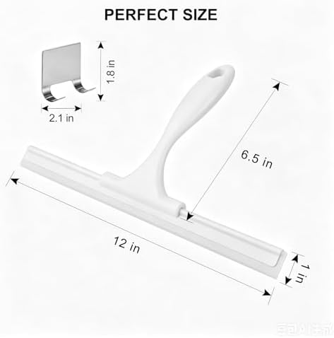 SetSail Squeegee for Shower Glass Door, 12 Inches - Image 2