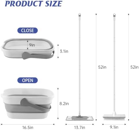 SetSail Collapsible Mop and Bucket Set - Image 2