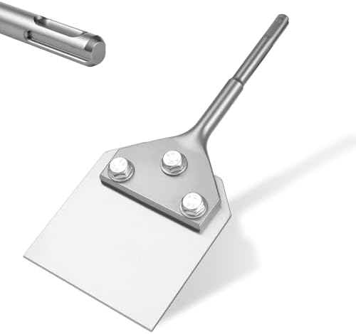 GEINXURN SDS Plus Floor Scraper 4in x 9.4in, 40Cr Steel Concrete Chisels by GEINXURN