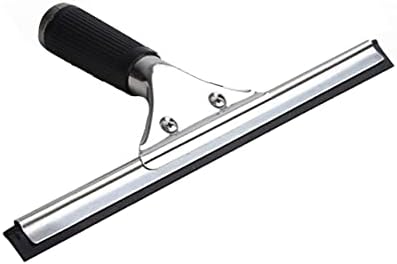 Black 25cm 10in Non-Slip Handle Window Squeegee by CNGZSY