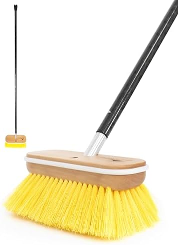 BLUEWING 4ft/6ft/8ft Heavy Duty Deck Brush by BLUEWING