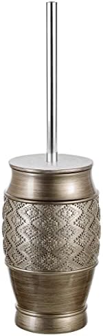 Creative Scents Dublin Silver Toilet Brush Set - Image 3