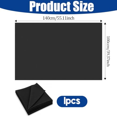 Speaker Box Dust Cover Material 55"x39" Black Speaker Grill Cloth Fabric - Image 2