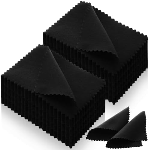 Tatuo 200 Pieces Silver Polishing Cloth Dual-Sided by Tatuo