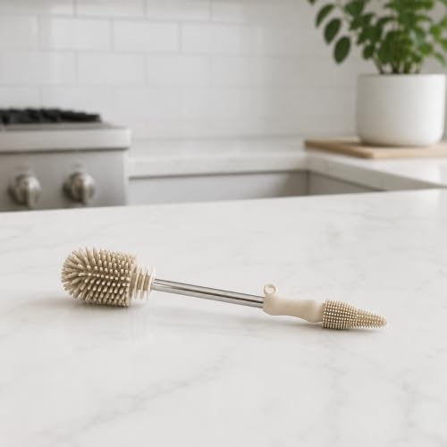Haakaa Food-Grade Silicone Double-Ended Cleaning Brush - Image 2