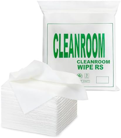 Polyester Lint-Free Wipes 150 Pack – 7"x7" Dusting & Electronic Cleaning Cloths by PARWART