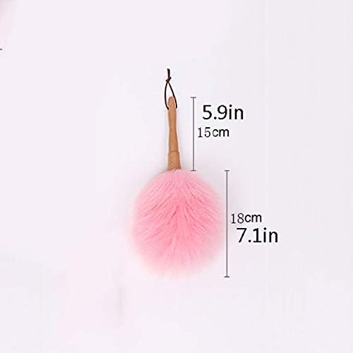 Feather Duster, Dust Brush Pure Lambs Wool Duster, Fluffy Lambswool, Anti-Static - Image 2