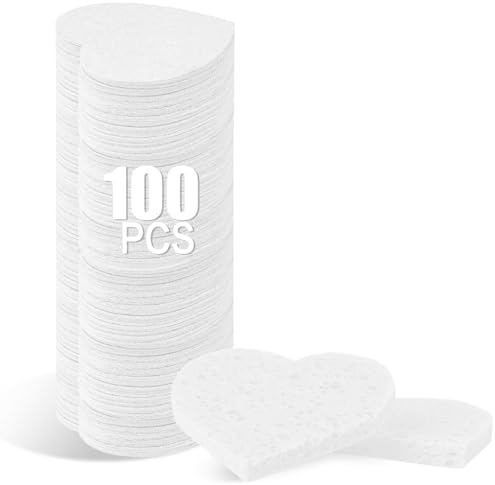 100-Count Compressed Facial Sponges by Mainlyrunmakeupsuppliers