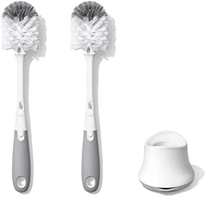 OXO Tot Baby Bottle Brush with Nipple Cleaner and Stand by OXOTot