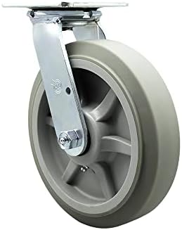 Service Caster Brand – 8 Inch Platform Truck Replacement Swivel Caster – Fits by ServiceCasterCorporation