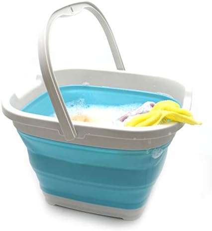 SAMMART 10L Collapsible Rectangular Handy Bucket - Image 4