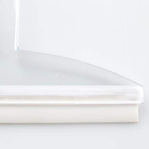 8" Clear Plastic Suction Squeegee Shower Window Cleaner - Image 3