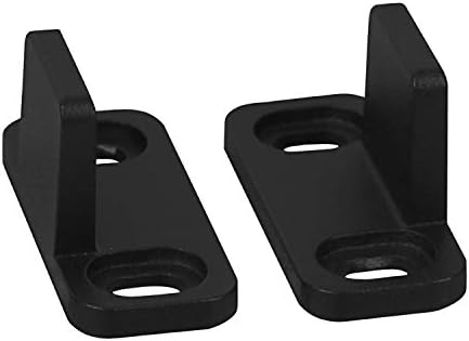 National Hardware Sliding Door Double Floor Guide, Matte Black by NationalHardware