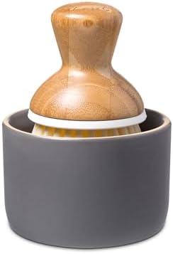 Full Circle Bubbly Palm Brush & Ceramic Soap Dispenser - Image 2