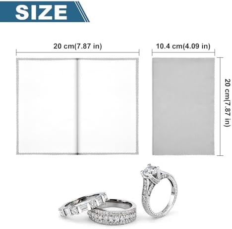 SEVENWELL Silver Polishing Cloth, Jewelry Cleaner Cloth - Image 4